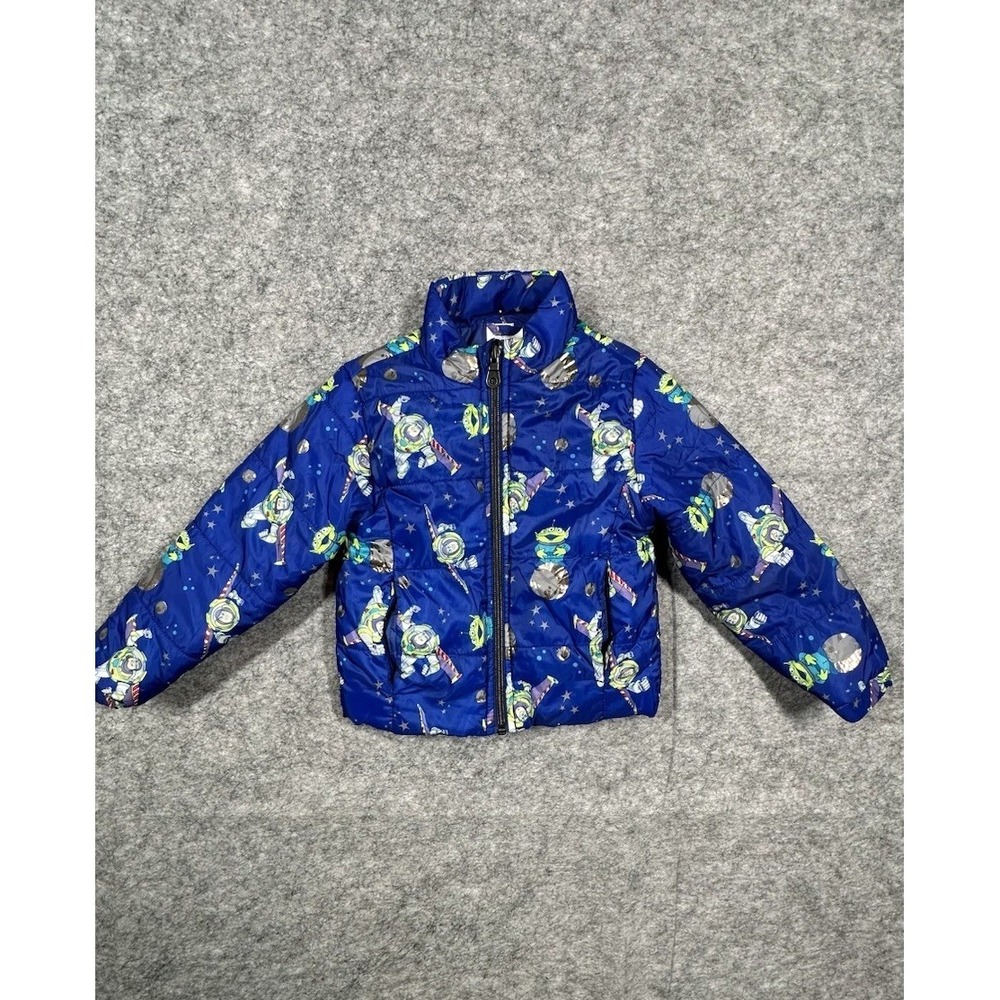 Disney Toy‎ Story Buzz Lightyear Quilted Light Weight Jacket Size 2